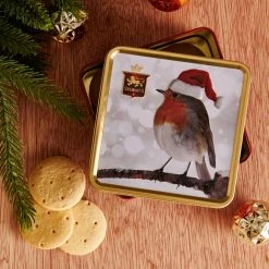 Cheap 🎁 Stewart's Santa Robin Shortbread Tin 125g 🛒