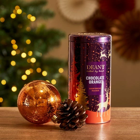 New ๐ Deans Deans Chocolate & Orange Shortbread Rounds Tin 150g ๐