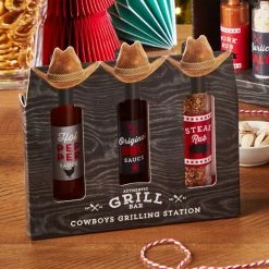 Cheap 💯 Dunelm Set of 3 Cowboys Smokehouse Sauce 👏