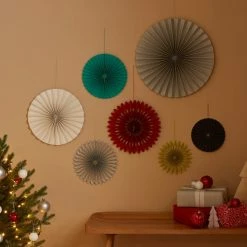 Best deal 🔥 Dunelm Set of 7 Scandi Paper Fans 😍