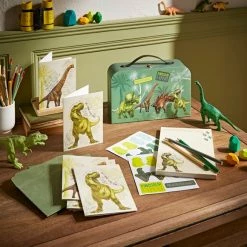 Deals 🔥 Dinosaur Note Card Set in Box 🔥