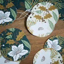 Cheapest 🤩 Dunelm ❄ Christmas Rose Pack of 8 Tags 😍