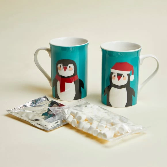 Cheap ๐ Dunelm Hot Chocolate Twin Mug Gift Set โจ - Image 4