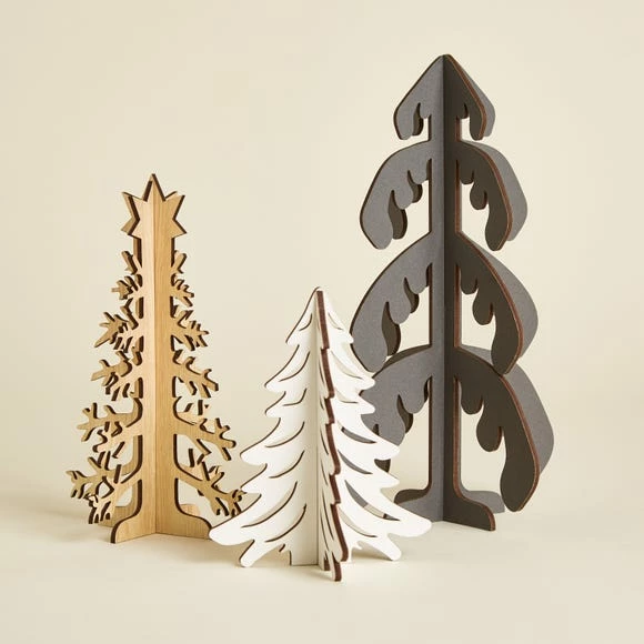 Best Sale ✔️ Dunelm Set of 3 Tree Decoration 💯 - Image 3