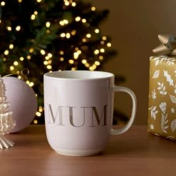 Coupon 🧨 Dunelm Lilac Monogram Mum Mug ⭐