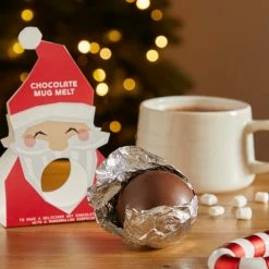 Budget ⭐ Dunelm Festive Santa Hot Chocolate & Marshmallow Mug Melt 🎉