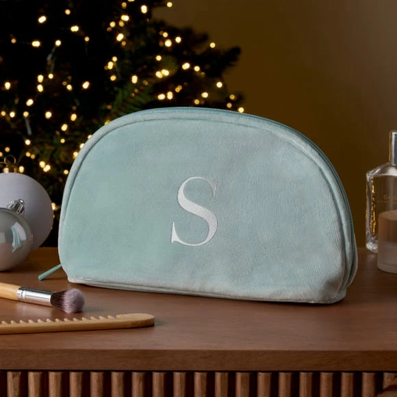 Cheap โ Monogram Initial Cosmetic Bag ๐