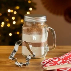 Brand new ✔️ Dunelm Festive Cookie Mix in Glass Jar 😉