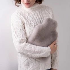Brand new ❤️ Just Sheepskin Just Sheepskin Dove Grey Hot Water Bottle 🛒