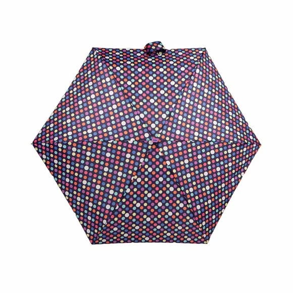 Discount 🥰 Totes totes Multicoloured Spots Compact Umbrella and Glove Set ❤️ - Image 3