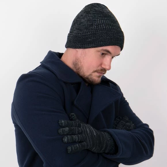 Best reviews of ๐ Totes totes Mens Navy Knitted Hat and Glove Set ๐ - Image 2